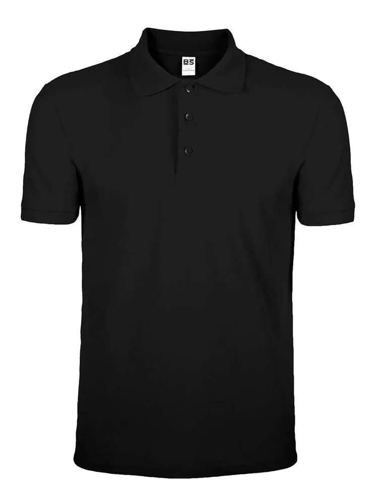 BS Evolution polo 180 grm² zwart black - Hidalgo BS Evolution polo, 180 gr/m², zwart (black)