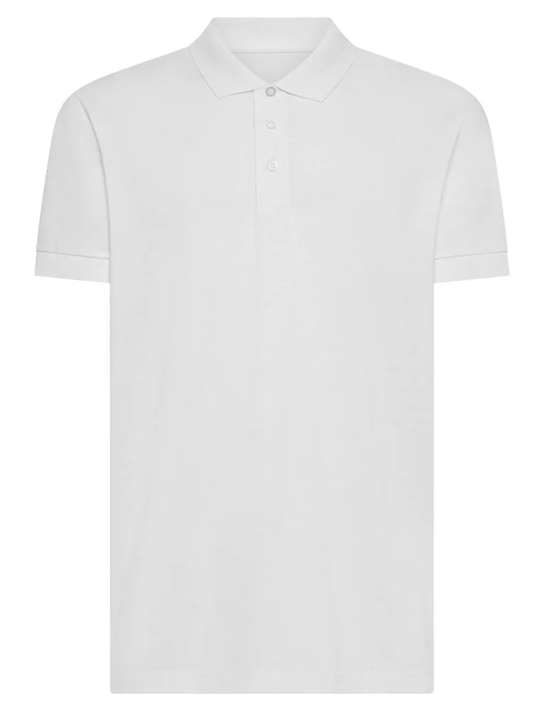 BS Twin Polo 180 grm² wit white - Hidalgo-werbeartikel BS Twin Polo, 180 gr/m², wit (white)