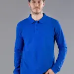 BS Evolution long sleeve polo, 180 gr/m² — productfoto 2