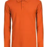 BS Evolution long sleeve polo, 180 gr/m², oranje (pms 1585c)