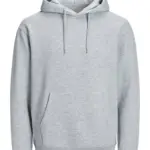 BS Jackson hoodie 300 grm² grijs melee pms cool grey 7c - Hidalgo-werbeartikel BS Jackson hoodie, 300 gr/m², grijs melee (pms cool grey 7c)