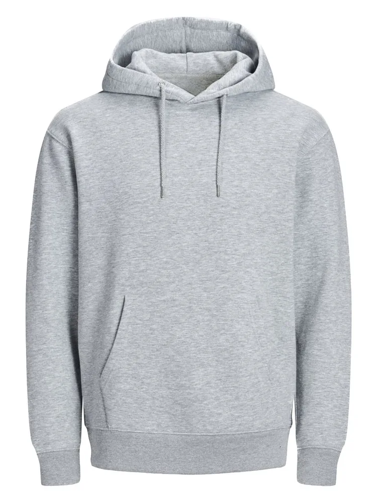 BS Jackson hoodie 300 grm² grijs melee pms cool grey 7c - Hidalgo-werbeartikel BS Jackson hoodie, 300 gr/m², grijs melee (pms cool grey 7c)