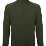 BS Sirio half zip sweater, 280 gr/m², olijfgroen (pms 418c)