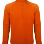 BS Sirio half zip sweater, 280 gr/m², oranje (pms 1585c)