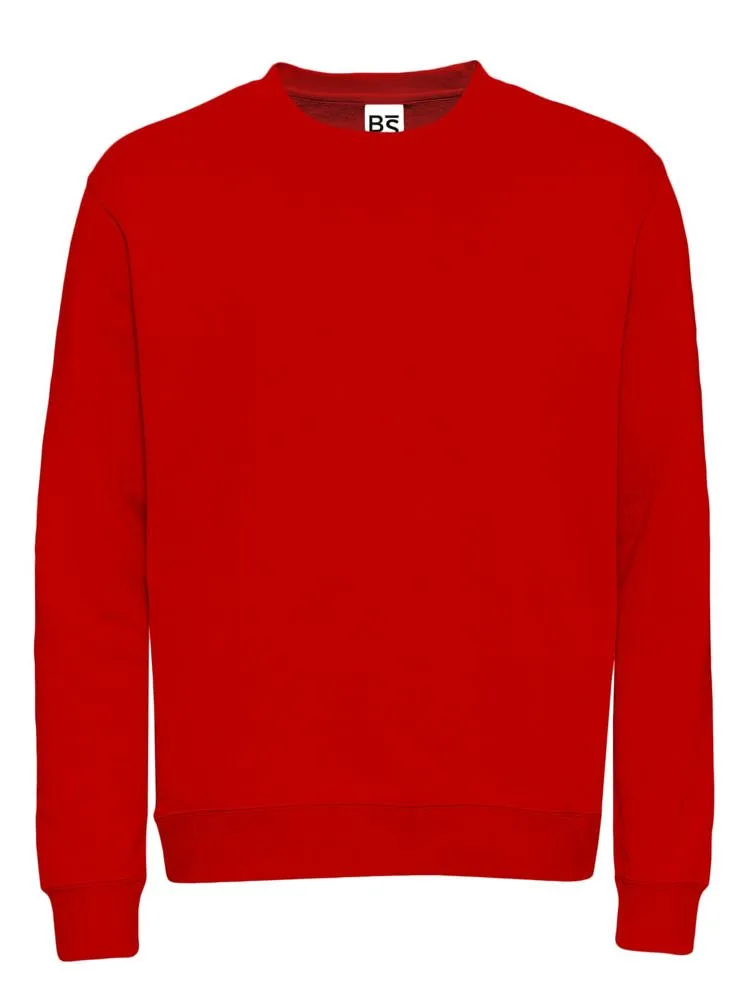 BS Atlas sweater 280 grm² rood pms 186c - Hidalgo BS Atlas sweater, 280 gr/m², rood (pms 186c)