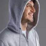 BS Vega full zip hoodie, 280 gr/m² — productfoto 2