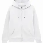 BS Vega full zip hoodie, 280 gr/m², wit (white)