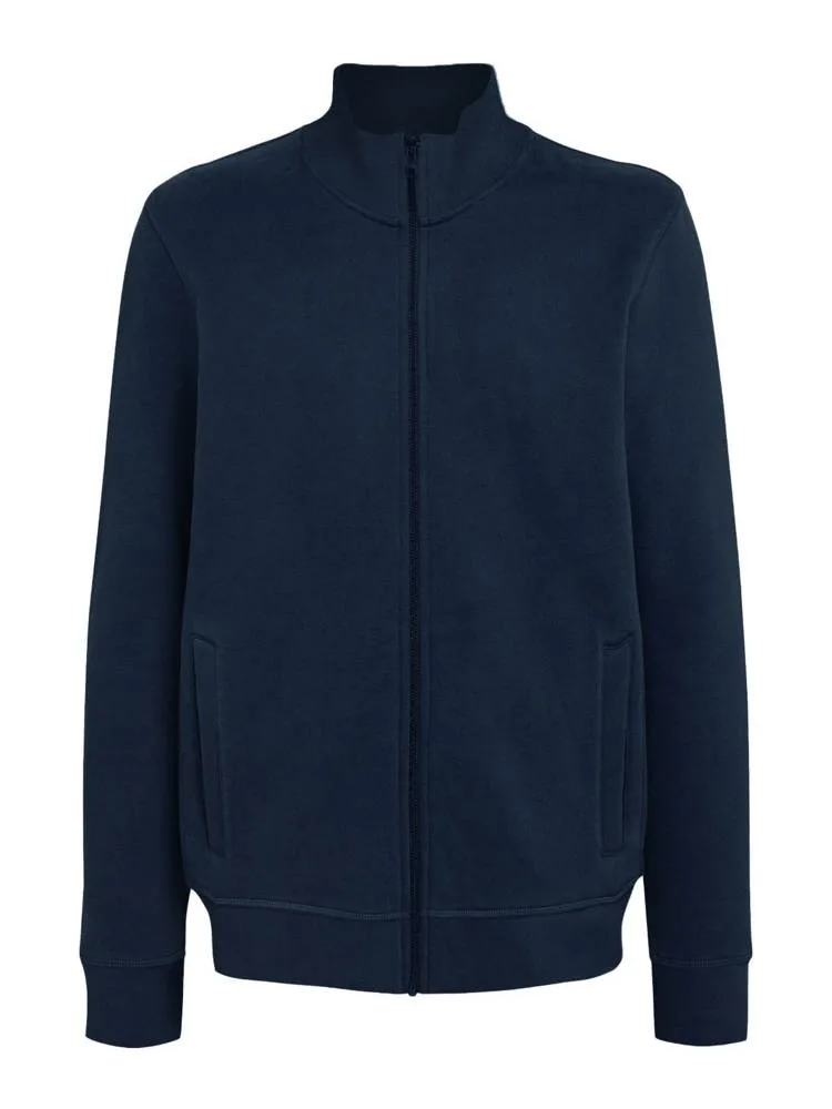 BS Harlem full zip sweater 280 grm² navy pms 5395c - Hidalgo BS Harlem full zip sweater, 280 gr/m², navy (pms 5395c)