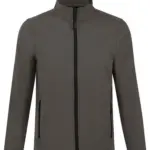 BS Visitor softshell jas 280 grm² donkergrijs pms 7540c - Hidalgo BS Visitor softshell jas, 280 gr/m², donkergrijs (pms 7540c)
