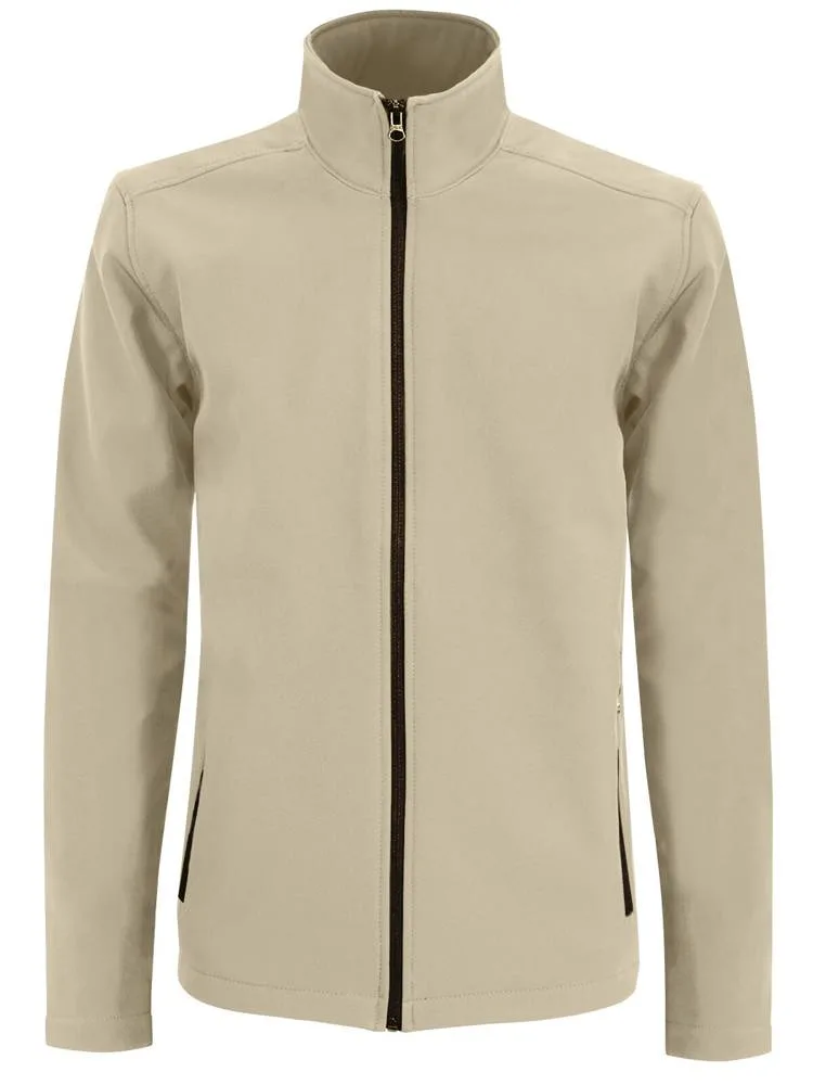 BS Visitor softshell jas 280 grm² gebroken wit 12-0304 tpg - Hidalgo BS Visitor softshell jas, 280 gr/m², gebroken wit (12-0304 tpg)