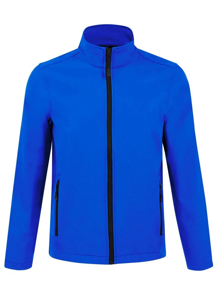 BS Visitor softshell jas 280 grm² kobaltblauw pms 2145c - Hidalgo BS Visitor softshell jas, 280 gr/m², kobaltblauw (pms 2145c)