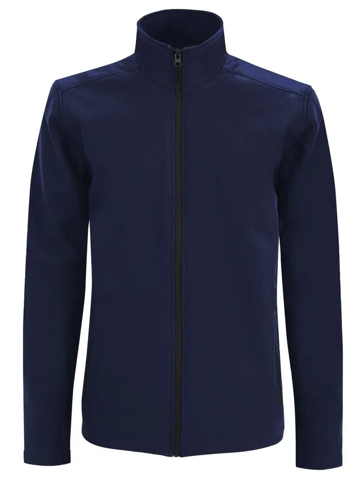 BS Visitor softshell jas 280 grm² navy pms 5395c - Hidalgo BS Visitor softshell jas, 280 gr/m², navy (pms 5395c)