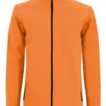 BS Visitor softshell jas 280 grm² oranje pms 1585c - Hidalgo BS Visitor softshell jas, 280 gr/m², oranje (pms 1585c)