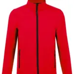 BS Visitor softshell jas 280 grm² rood pms 186c - Hidalgo BS Visitor softshell jas, 280 gr/m², rood (pms 186c)