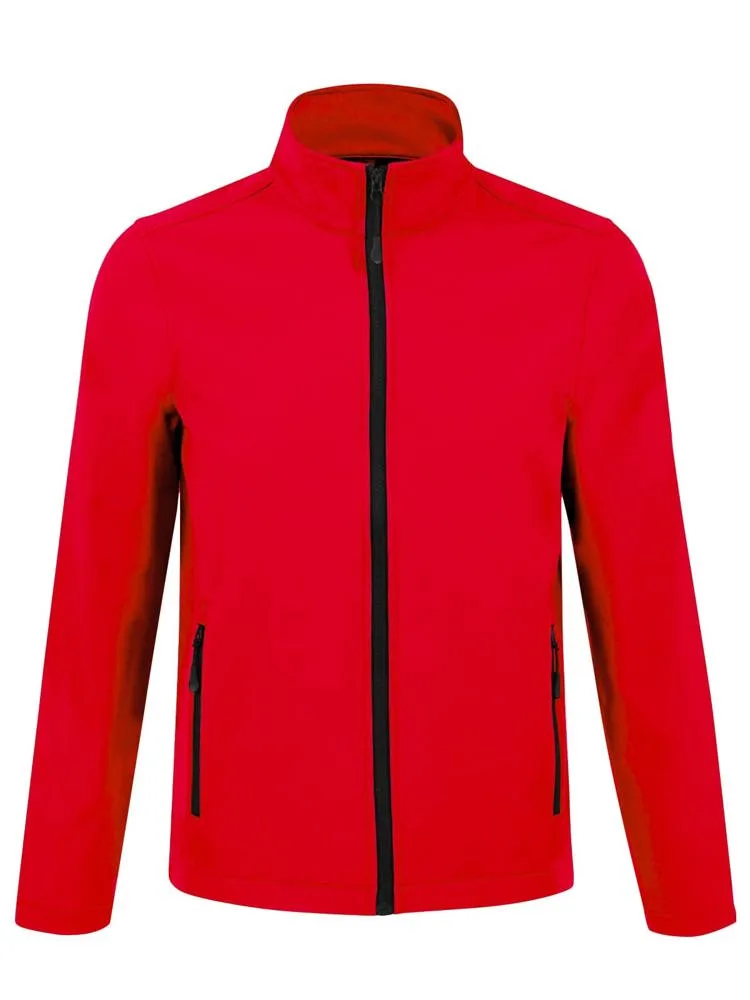 BS Visitor softshell jas 280 grm² rood pms 186c - Hidalgo BS Visitor softshell jas, 280 gr/m², rood (pms 186c)