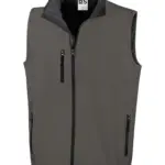 BS Traveller softshell bodywarmer 275 grm² donkergrijs pms 7540c - Hidalgo BS Traveller softshell bodywarmer, 275 gr/m², donkergrijs (pms 7540c)
