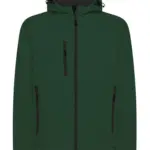 BS Storm softshell jas, 340 gr/m², flessengroen (pms 2411c)