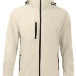 BS Storm softshell jas, 340 gr/m², gebroken wit (12-0304 tpg)