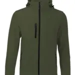 BS Storm softshell jas, 340 gr/m², military (pms 7771c)