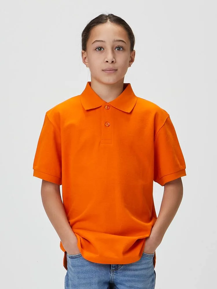 Custom printed kids polo shirt for team events 180g/m². — product photo 16