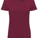 BS Moon dames t-shirt 150 grm² bordeaux - Hidalgo BS Moon dames t-shirt, 150 gr/m², bordeaux