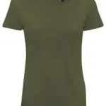 BS Moon dames t-shirt 150 grm² earthy green - Hidalgo BS Moon dames t-shirt, 150 gr/m², earthy green