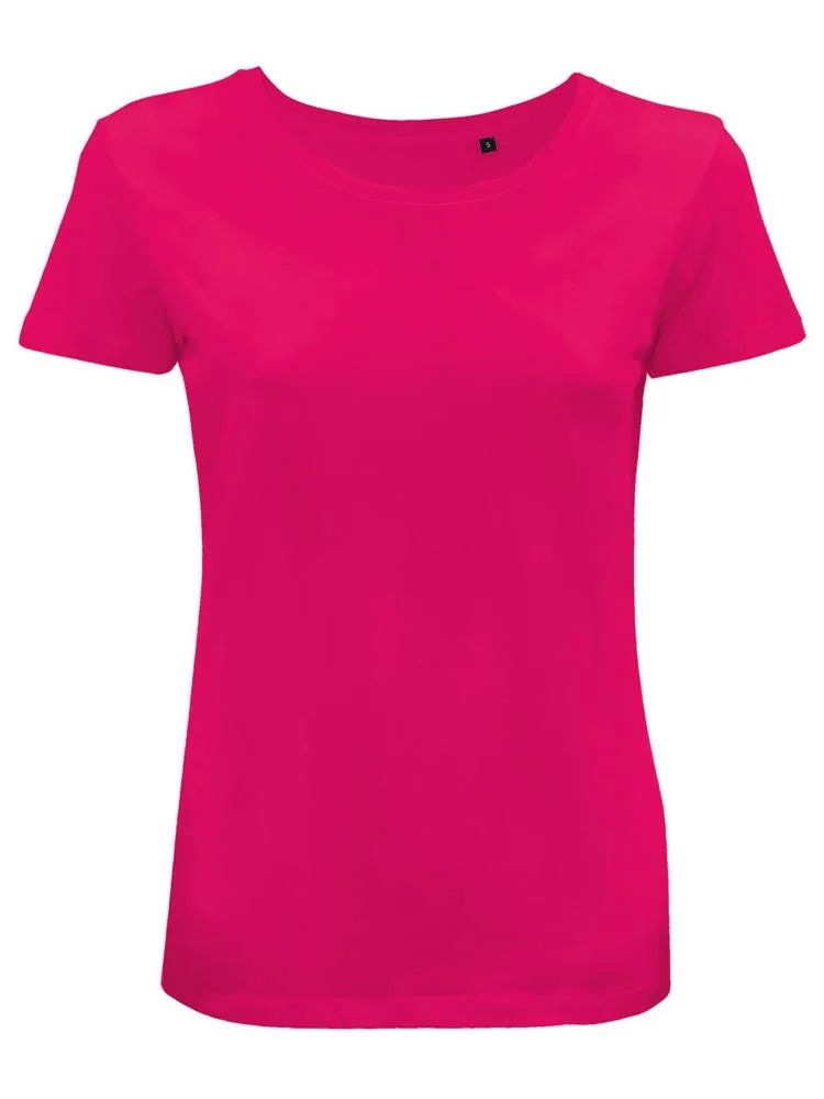 BS Moon dames t-shirt 150 grm² fucsia - Hidalgo BS Moon dames t-shirt, 150 gr/m², fucsia
