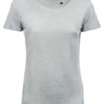 BS Moon dames t-shirt 150 grm² grijs melee - Hidalgo BS Moon dames t-shirt, 150 gr/m², grijs melee