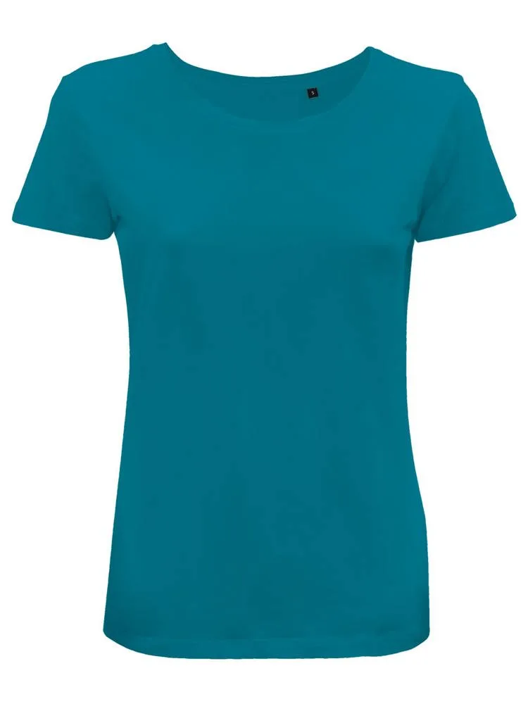 BS Moon dames t-shirt 150 grm² ocean blue - Hidalgo BS Moon dames t-shirt, 150 gr/m², ocean blue