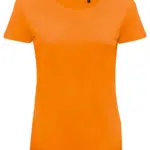 BS Moon dames t-shirt 150 grm² oranje - Hidalgo BS Moon dames t-shirt, 150 gr/m², oranje