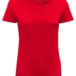 BS Moon dames t-shirt 150 grm² rood - Hidalgo BS Moon dames t-shirt, 150 gr/m², rood