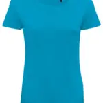 BS Moon dames t-shirt 150 grm² turquoise - Hidalgo BS Moon dames t-shirt, 150 gr/m², turquoise