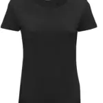 BS Moon dames t-shirt 150 grm² zwart - Hidalgo BS Moon dames t-shirt, 150 gr/m², zwart