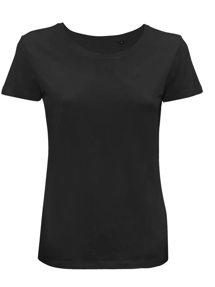 BS Moon dames t-shirt 150 grm² zwart - Hidalgo BS Moon dames t-shirt, 150 gr/m², zwart