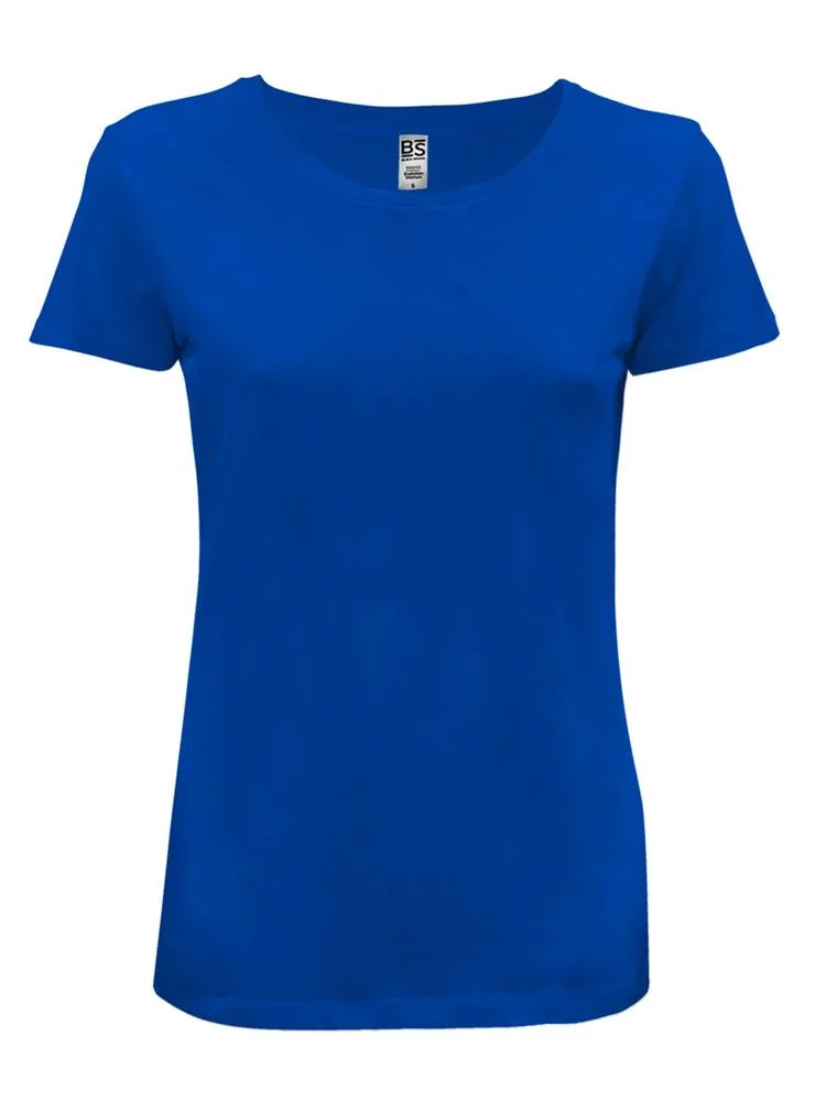 BS Evolution dames t-shirt 150 grm² kobaltblauw - Hidalgo BS Evolution dames t-shirt, 150 gr/m², kobaltblauw