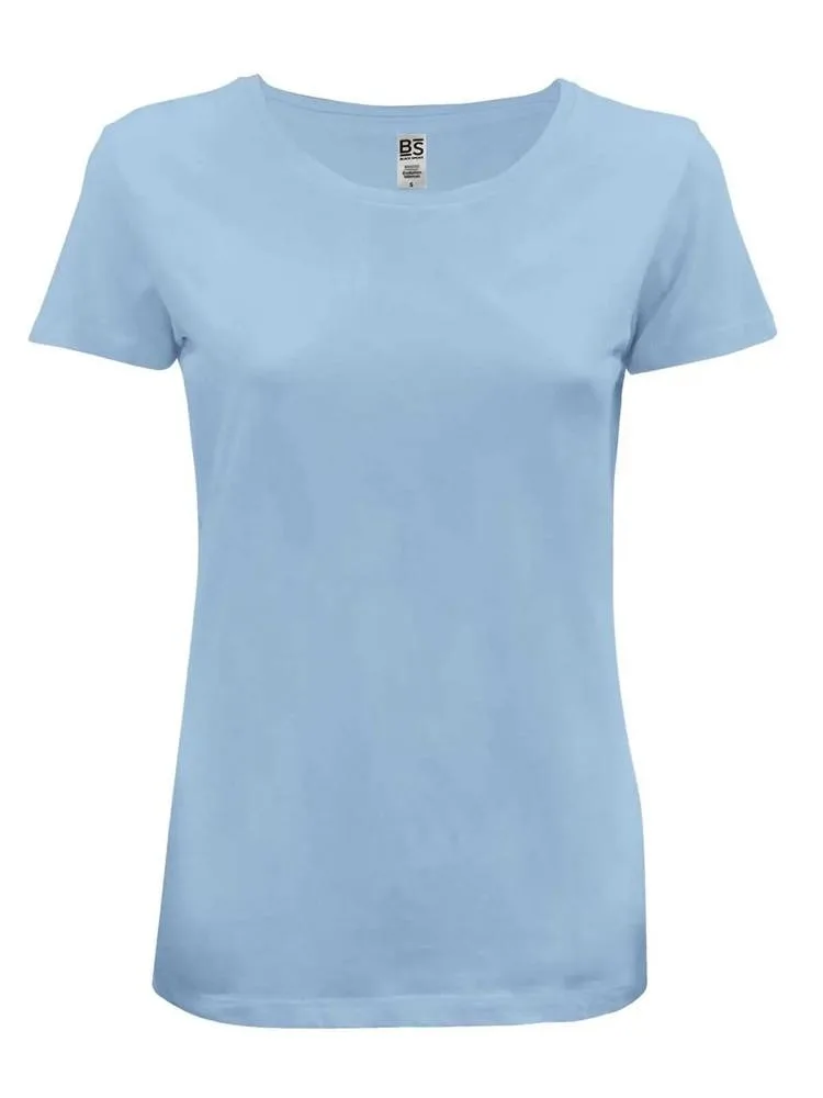 BS Evolution dames t-shirt 150 grm² lichtblauw - Hidalgo BS Evolution dames t-shirt, 150 gr/m², lichtblauw