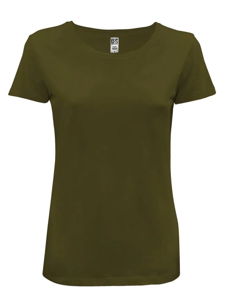 BS Evolution dames t-shirt 150 grm² olijfgroen - Hidalgo BS Evolution dames t-shirt, 150 gr/m², olijfgroen