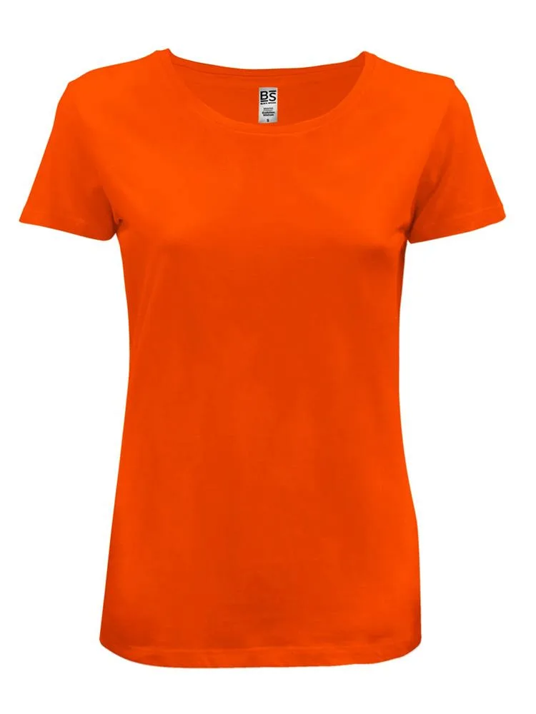 BS Evolution dames t-shirt 150 grm² oranje - Hidalgo BS Evolution dames t-shirt, 150 gr/m², oranje