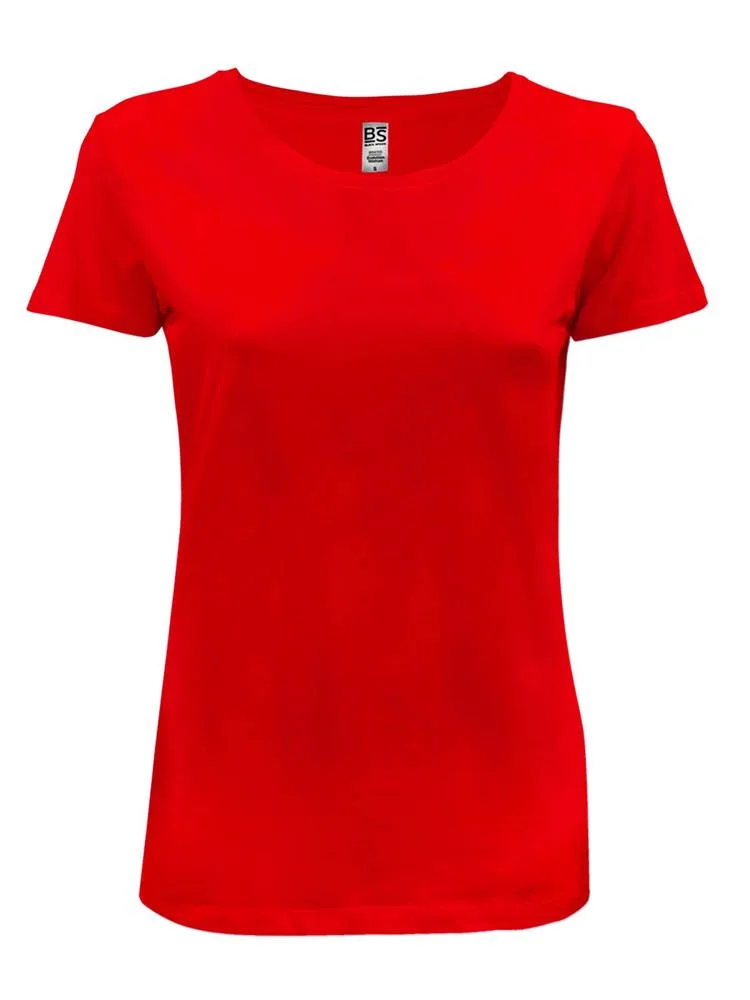 BS Evolution dames t-shirt 150 grm² rood - Hidalgo BS Evolution dames t-shirt, 150 gr/m², rood