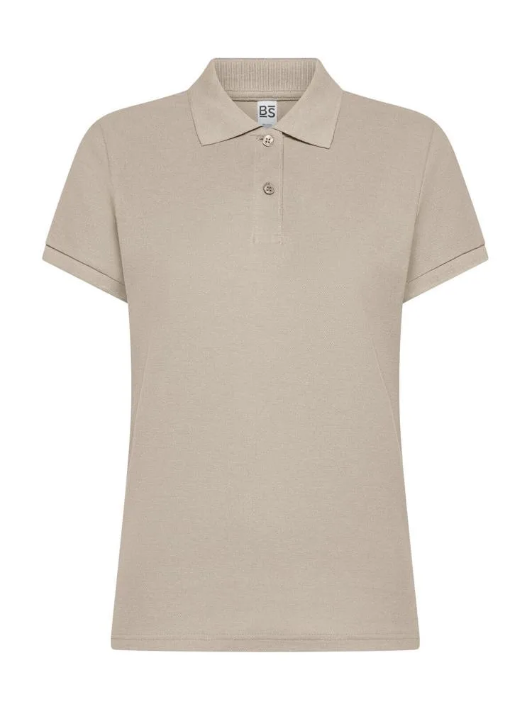 BS Evolution dames polo 180 grm² almond creme not avalaible - Hidalgo BS Evolution dames polo, 180 gr/m², almond creme (not avalaible)
