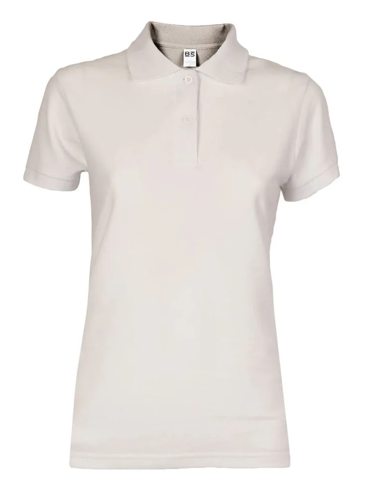 BS Evolution dames polo 180 grm² gebroken wit 12-0304 tpg - Hidalgo BS Evolution dames polo, 180 gr/m², gebroken wit (12-0304 tpg)