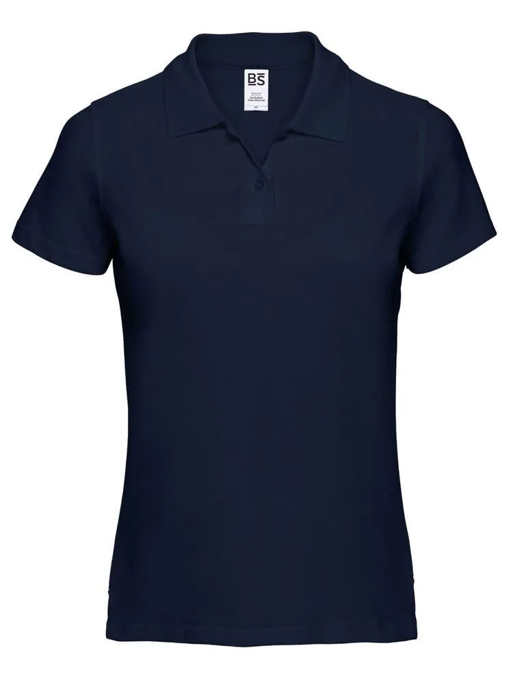 BS Evolution dames polo 180 grm² navy pms 5395c - Hidalgo BS Evolution dames polo, 180 gr/m², navy (pms 5395c)