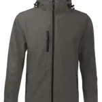 BS Storm dames softshell jas, 340 gr/m², donkergrijs (pms 7540c)