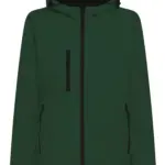 BS Storm dames softshell jas, 340 gr/m², flessengroen (pms 2411c)
