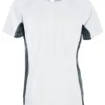 SP Air sportshirt 140 grm² wit grijs - Sport Shirt ontwerpen SP Air sportshirt, 140 gr/m², wit / grijs
