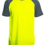 SP Trail sportshirt 140 grm² fluo geelanthraciet - Sport Shirt ontwerpen SP Trail sportshirt, 140 gr/m², fluo geel/anthraciet