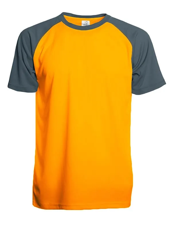SP Trail sportshirt 140 grm² fluo oranjeanthraciet - Sport Shirt ontwerpen SP Trail sportshirt, 140 gr/m², fluo oranje/anthraciet
