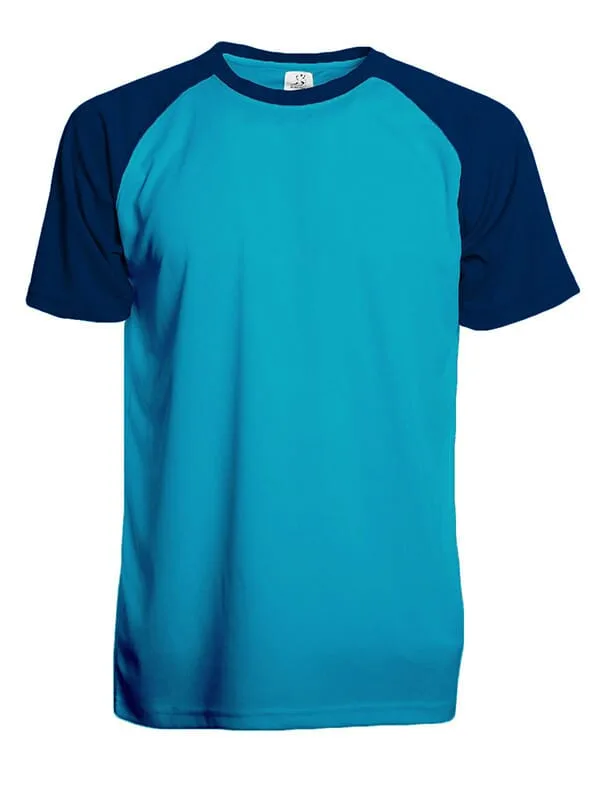 SP Trail sportshirt 140 grm² turquoisenavy - Sport Shirt ontwerpen SP Trail sportshirt, 140 gr/m², turquoise/navy