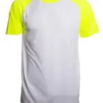 SP Trail sportshirt 140 grm² witfluo geel - Sport Shirt ontwerpen SP Trail sportshirt, 140 gr/m², wit/fluo geel