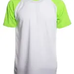 SP Trail sportshirt 140 grm² witfluo groen - Sport Shirt ontwerpen SP Trail sportshirt, 140 gr/m², wit/fluo groen